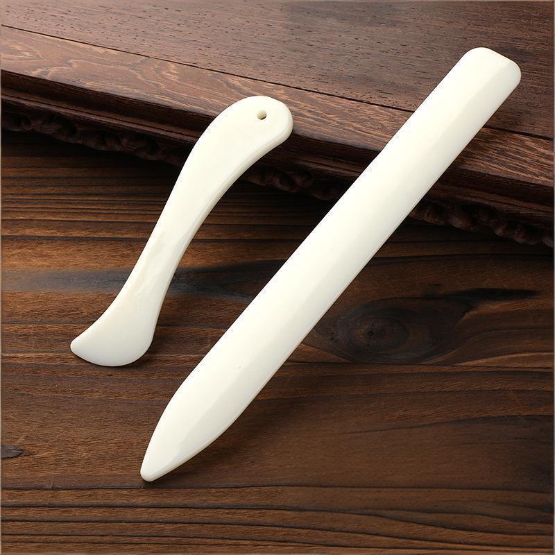 Bone Folder Tool - 2 Piezas Herramienta de Piel para