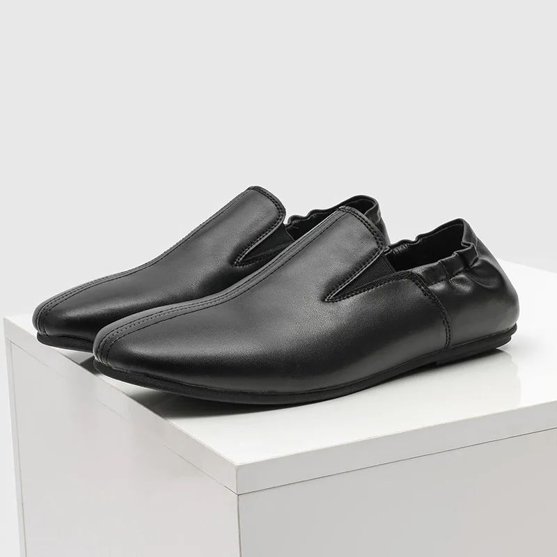 Leatherwork Designs - Zapatos informales de marca para hombre,