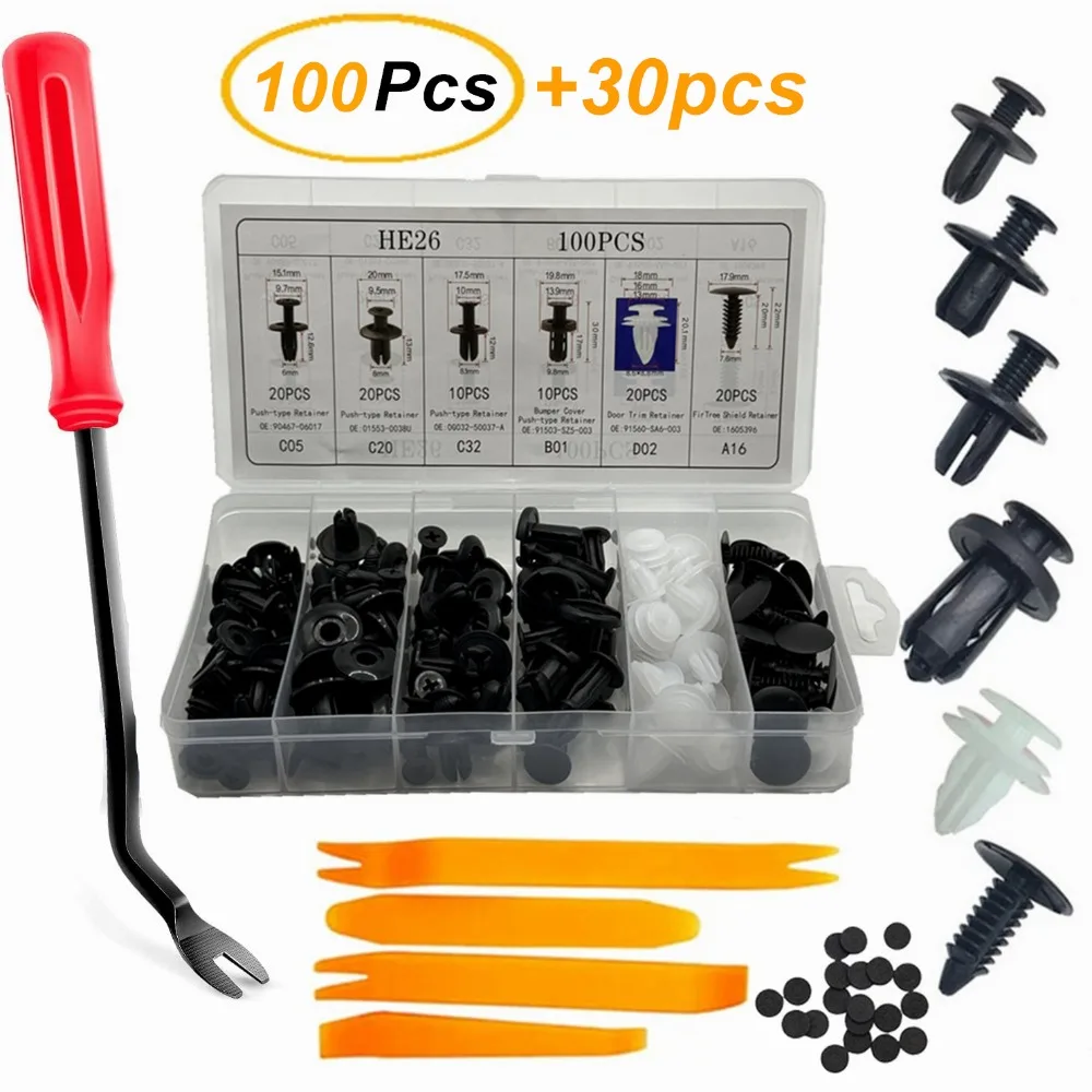 Nuevo 100 Uds Clips de plástic - Rivet Setter Tool reseña y precio