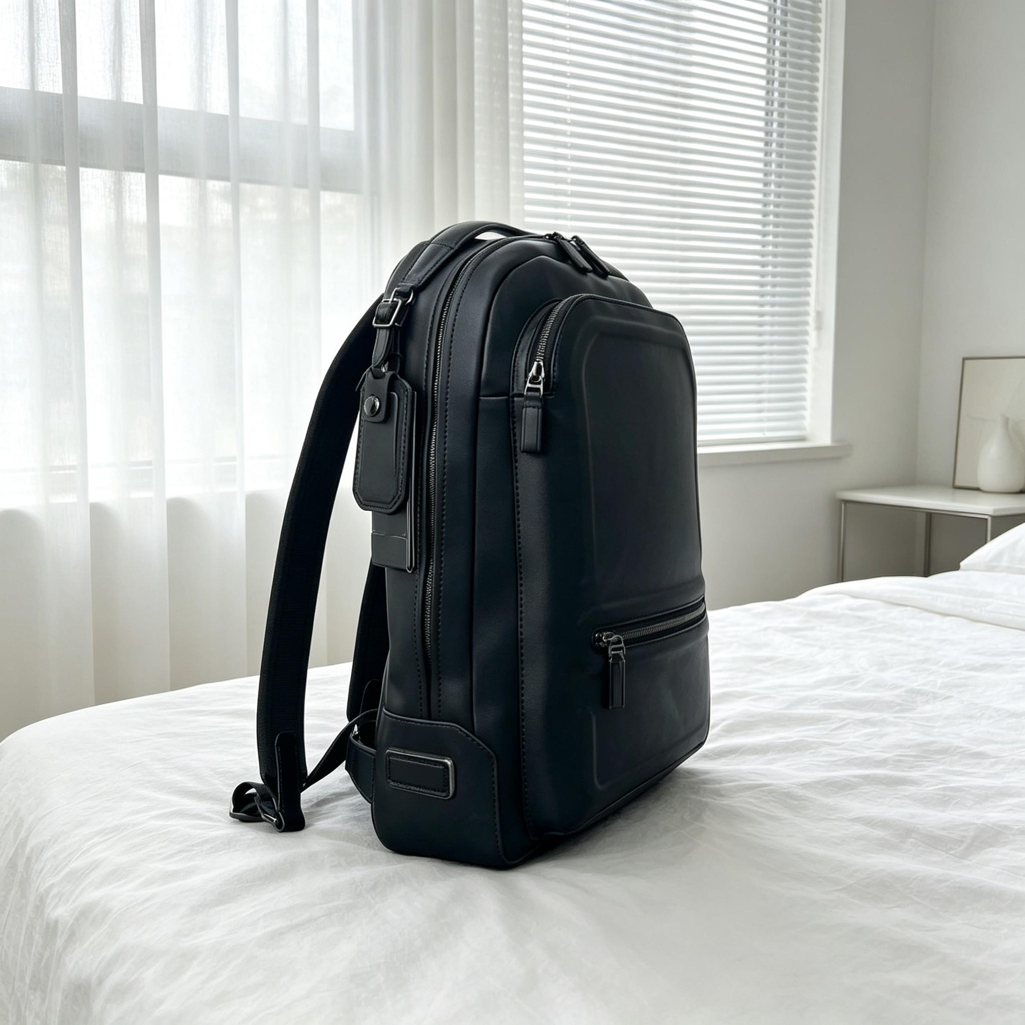 Mochila de negocios para hombr - Leather Work Rucksack Mens reseña y precio