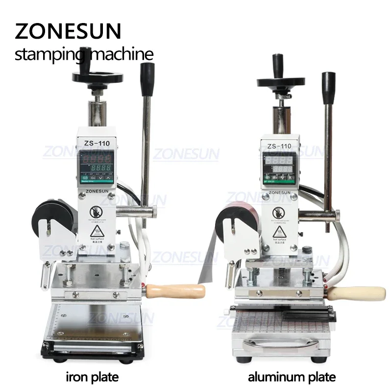 ZONESUN ZS110 máquina de estam - Leatherwork Hand Press reseña y precio